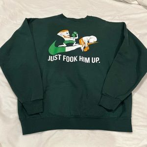 Conor McGregor vs Floyd Mayweather crew neck